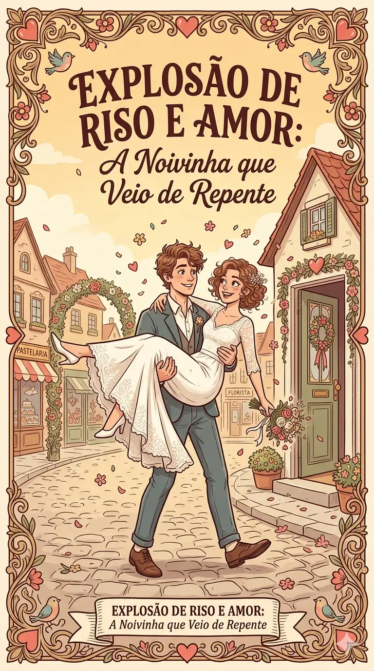 Capa de Explosão de Riso e Amor: A Noivinha que Veio de Repente