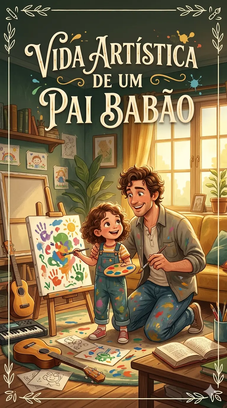 Capa de Vida artística de um pai babão