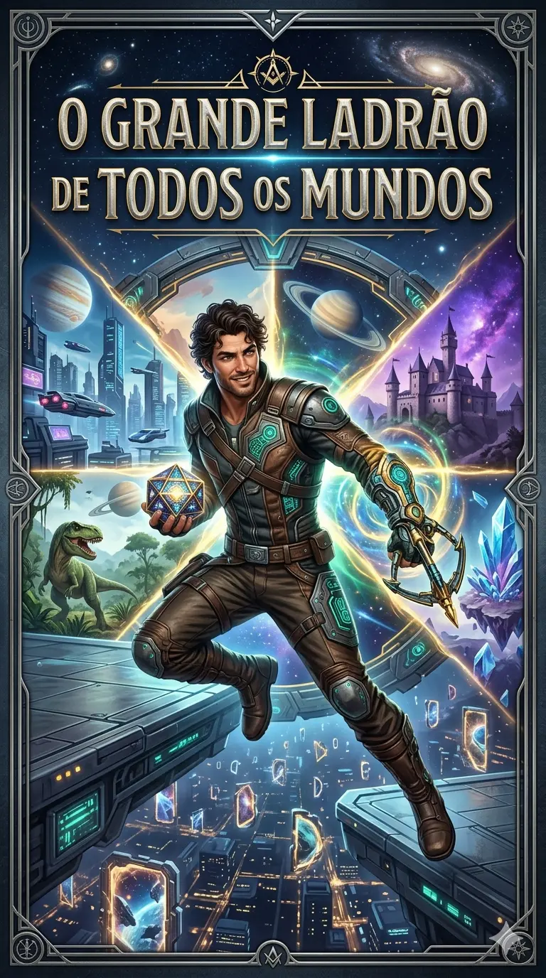 Capa de O Grande Ladrão de Todos os Mundos